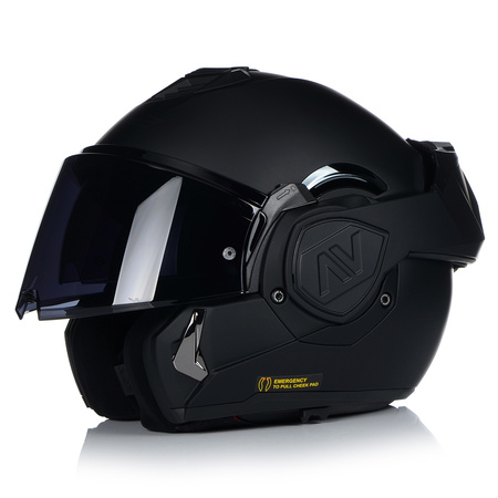  	KASK MOTOCYKLOWY | LS2 FF906 ADVANT NOIR | SZCZĘKOWY + PINLOCK + PLECAK