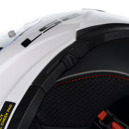 KASK MOTOCYKLOWY LS2 FF808 STREAM II SOLID KEVLAR SYSTEM PINLOCK + BLENDA 