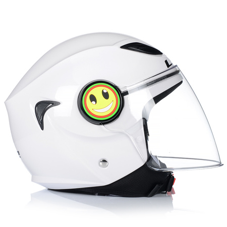 KASK MOTOCYKLOWY OTWARTY DLA DZIECI LS2 OF602 FUNNY NA SKUTER MOTOR ECE22-05