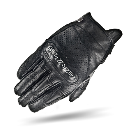 RĘKAWICE MOTOCYKLOWE | SHIMA CALIBER BLACK | MĘSKIE KLASYCZNE + GRATIS