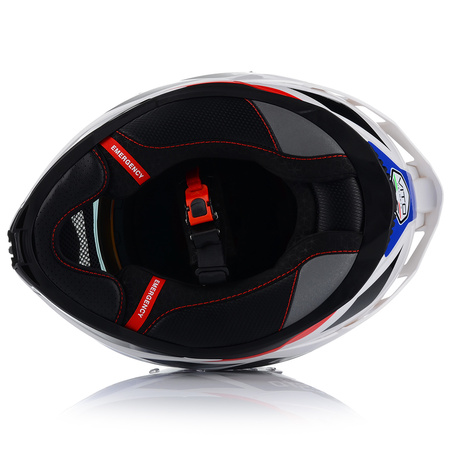 KASK MOTOCYKLOWY | VITO PRESTO | BIAŁY INTEGRALNY SYSTEM PINLOCK + BLENDA