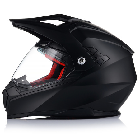 KASK MOTOCYKLOWY | VITO MOLINO MAT | ENDURO CROSS QUAD ATV + SZYBA + BLENDA