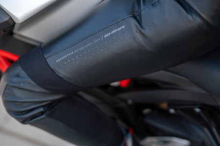 SPODNIE MOTOCYKLOWE | SHIMA MONACO 2.0 | DAMSKIE SKÓRZANE + OCHRANIACZE CE