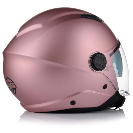 KASK MOTOCYKLOWY OTWARTY | VITO SARENTA DAMSKI | SKUTER CHOPPER + BLENDA