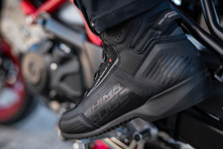BUTY MOTOCYKLOWE | SHIMA EDGE WP | KRÓTKIE MĘSKIE WODOODPORNE + GRATISY