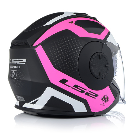 OTWARTY KASK MOTOCYKLOWY LS2 OF570 MAT 3w1 + DASZEK + SZYBA + BLENDA