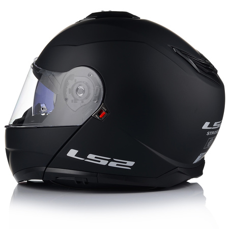KASK MOTOCYKLOWY LS2 FF908 SZCZĘKOWY CZARNY MATT + INTERKOM VITO BLUETOOTH