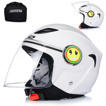 KASK MOTOCYKLOWY OTWARTY DLA DZIECI LS2 OF602 FUNNY NA SKUTER MOTOR ECE22-05