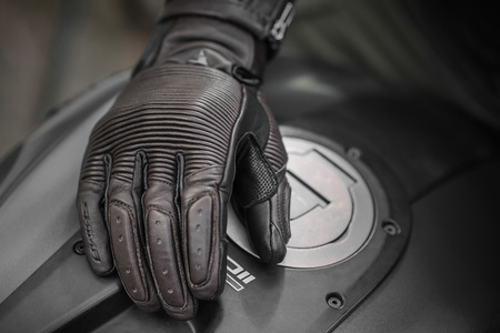 RĘKAWICE MOTOCYKLOWE | SHIMA BLAKE BROWN | MĘSKIE SKÓRZANE KRÓTKIE + GRATIS