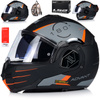 KASK MOTOCYKLOWY | LS2 FF906 ADVANT CODEX | SZCZĘKOWY + PINLOCK + PLECAK