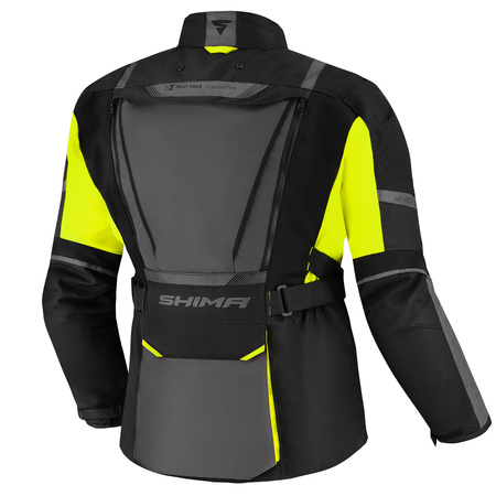 KURTKA MOTOCYKLOWA | SHIMA HERO 2.0 FLUO | MĘSKA TURYSTYCZNA DŁUGA + GRATIS