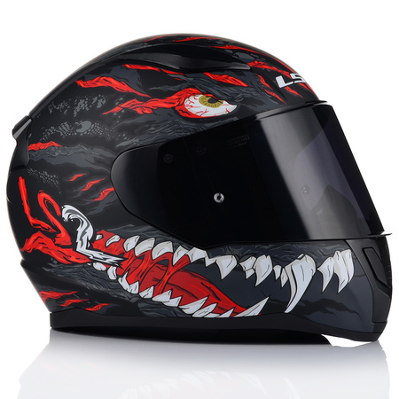 KASK MOTOCYKLOWY LS2 FF353 RAPID II KAIJU ECE 22.06 + CIEMNA SZYBA
