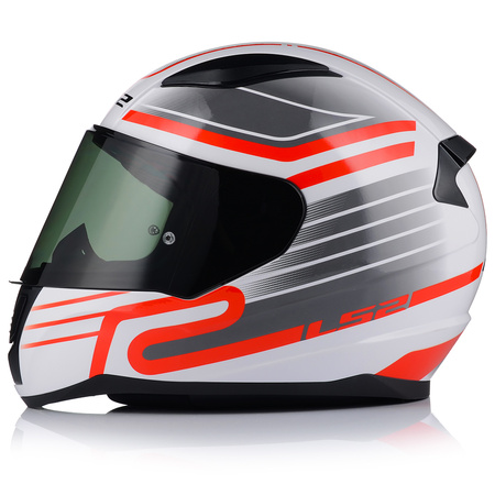 KASK MOTOCYKLOWY LS2 FF353 RAPID II CIRCUIT ECE 22.06 + PRZYCIEMNIANA SZYBA