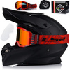 KASK MOTOCYKLOWY | VITO TIVOLI | OFF-ROAD ENDURO CROSS QUAD ATV + GOGLE LS2
