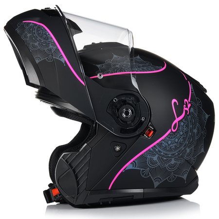 KASK MOTOCYKLOWY | LS2 FF908 STROBE II | SZCZĘKOWY SYSTEM PINLOCK + BLENDA