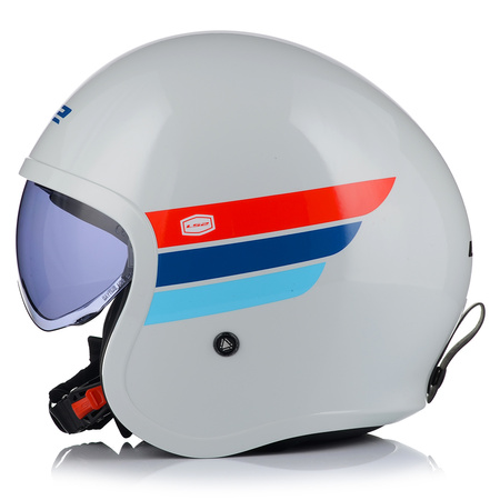 KASK MOTOCYKLOWY LS2 OF599 SPITFIRE RETRO OTWARTY NA SKUTER CHOPPER +BLENDA