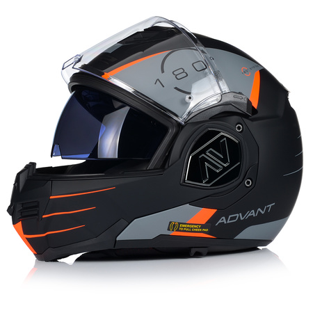 KASK MOTOCYKLOWY | LS2 FF906 ADVANT CODEX | SZCZĘKOWY + PINLOCK + PLECAK