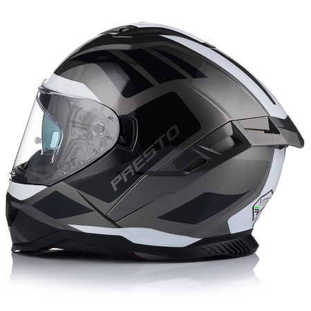 KASK MOTOCYKLOWY | VITO PRESTO | MĘSKI INTEGRALNY SYSTEM PINLOCK + BLENDA 