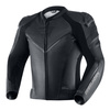 KURTKA MOTOCYKLOWA | REBELHORN FIGHTER BLACK | MĘSKA SKÓRZANA SPORT + GRATIS