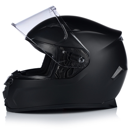 KASK MOTOCYKLOWY | VITO DUOMO MATT BLACK | INTEGRALNY CZARNY MATT