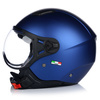 KASK MOTOCYKLOWY OTWARTY | VITO MODA RETRO BLUE | SKUTER CHOPPER ECE 22.06