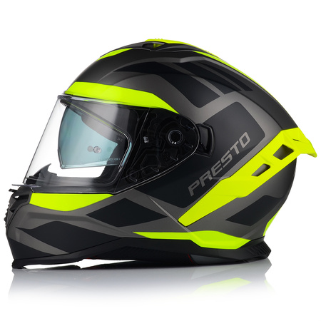 KASK MOTOCYKLOWY | VITO PRESTO | MĘSKI MATT SYSTEM PINLOCK + BLENDA ECE 06