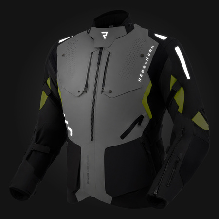 KURTKA MOTOCYKLOWA | REBELHORN HIKER IV | TEKSTYLNA WODOODPORNA + GRATISY