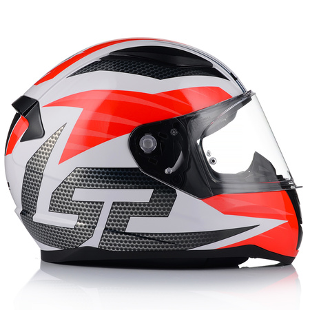KASK MOTOCYKLOWY LS2 FF353 RAPID II GRID CZERWONY SYSTEM PINLOCK ECER 22.06