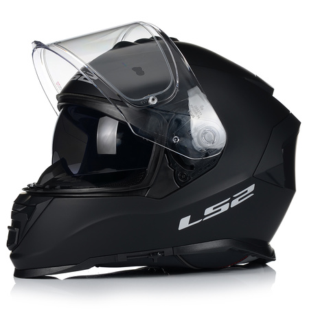 KASK MOTOCYKLOWY LS2 FF800 STORM II CZARNY MATT + PRZYCIEMNIANA SZYBA