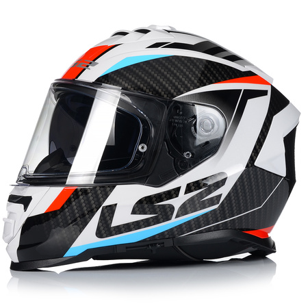 KASK MOTOCYKLOWY LS2 FF800 STORM II RACER + PINLOCK + BLENDA ECER 22.06