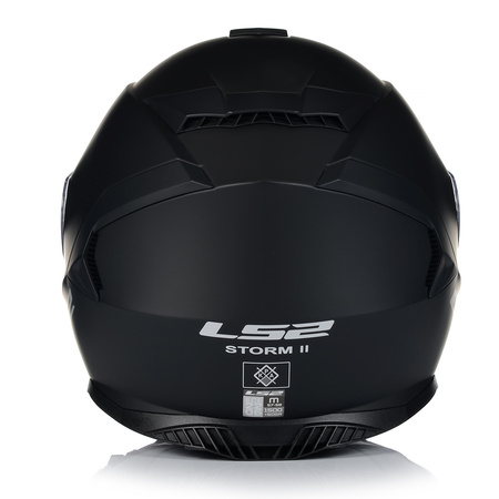 KASK MOTOCYKLOWY LS2 FF800 STORM II CZARNY MATT + INTERKOM VITO BLUETOOTH