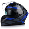 KASK MOTOCYKLOWY | VITO PRESTO BLUE | INTEGRALNY SYSTEM PINLOCK + BLENDA
