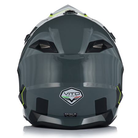 KASK MOTOCYKLOWY | VITO TIVOLI | OFF-ROAD ENDURO CROSS QUAD ATV + GOGLE 2XL