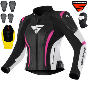 DAMSKA KURTKA MOTOCYKLOWA | SHIMA MIURA 2.0 | SKÓRZANA SPORTOWA + GRATISY