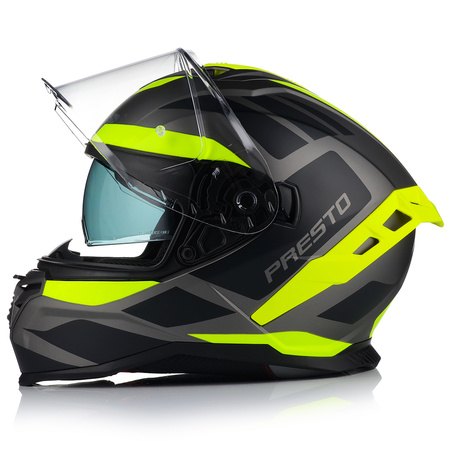 KASK MOTOCYKLOWY | VITO PRESTO FLUO | INTEGRALNY + PINLOCK + BLENDA