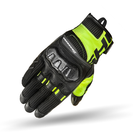RĘKAWICE MOTOCYKLOWE | SHIMA X-BREEZE 2 FLUO | KRÓTKIE Z OCHRANIACZAMI CE
