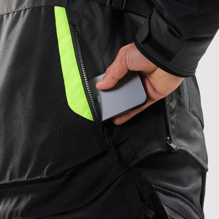 KURTKA MOTOCYKLOWA | REBELHORN HIKER IV | TEKSTYLNA WODOODPORNA + GRATISY