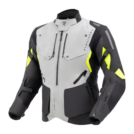 KURTKA MOTOCYKLOWA | REBELHORN HIKER IV | TEKSTYLNA WODOODPORNA + GRATISY