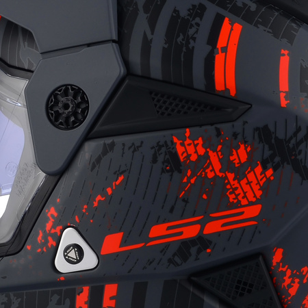 KASK MOTOCYKLOWY LS2 MX702 PIONEER ENDURO CROSS QUAD ATV + SZYBA + BLENDA