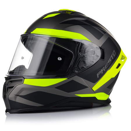 KASK MOTOCYKLOWY | VITO PRESTO | MĘSKI MATT SYSTEM PINLOCK + BLENDA ECE 06