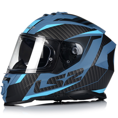KASK MOTOCYKLOWY LS2 FF800 STORM II RACER + PINLOCK + BLENDA ECER 22.06
