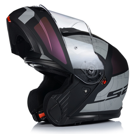 KASK MOTOCYKLOWY | LS2 FF908 STROBE II | SZCZĘKOWY SYSTEM PINLOCK + BLENDA