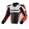 KURTKA MOTOCYKLOWA | SHIMA STR 2.0 FLUO | MĘSKA SKÓRZANA SPORTOWA + GRATIS