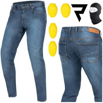 SPODNIE MOTOCYKLOWE | REBELHORN NOMAD | JEANSY MĘSKIE ARMALITH + GRATISY