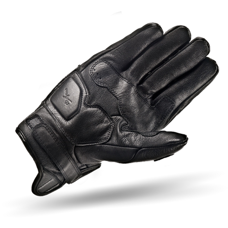 RĘKAWICE MOTOCYKLOWE | SHIMA CALIBER BLACK | MĘSKIE KLASYCZNE + GRATIS