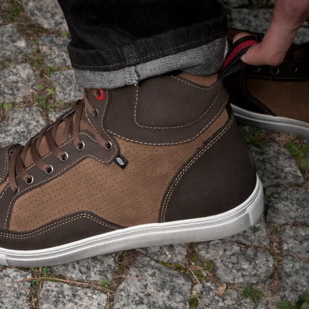 BUTY MOTOCYKLOWE | SHIMA SX-2 BROWN | KRÓTKIE MĘSKIE TRAMPKI + GRATISY