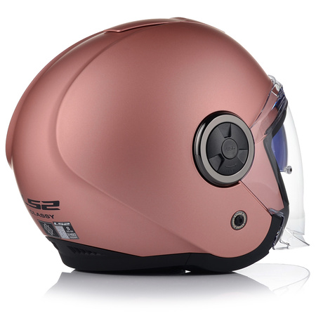 OTWARTY KASK MOTOCYKLOWY LS2 OF620 DAMSKI RÓŻOWY ŚLICZNY 22.06 + BLENDA