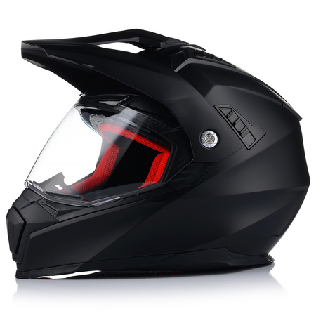 KASK MOTOCYKLOWY | VITO MOLINO MAT | ENDURO CROSS QUAD ATV + SZYBA + BLENDA