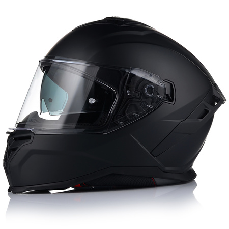 KASK MOTOCYKLOWY | VITO PRESTO CZARNY MAT | INTEGRALNY + INTERKOM + BLENDA