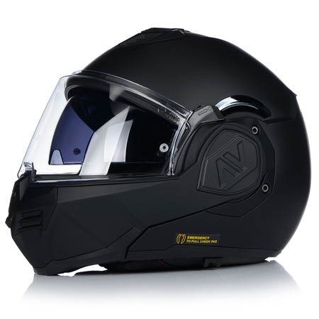  	KASK MOTOCYKLOWY | LS2 FF906 ADVANT NOIR | SZCZĘKOWY + PINLOCK + PLECAK